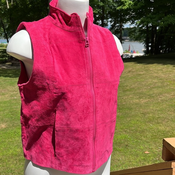 Arizona Jean Co. leather vest L - Picture 2 of 8